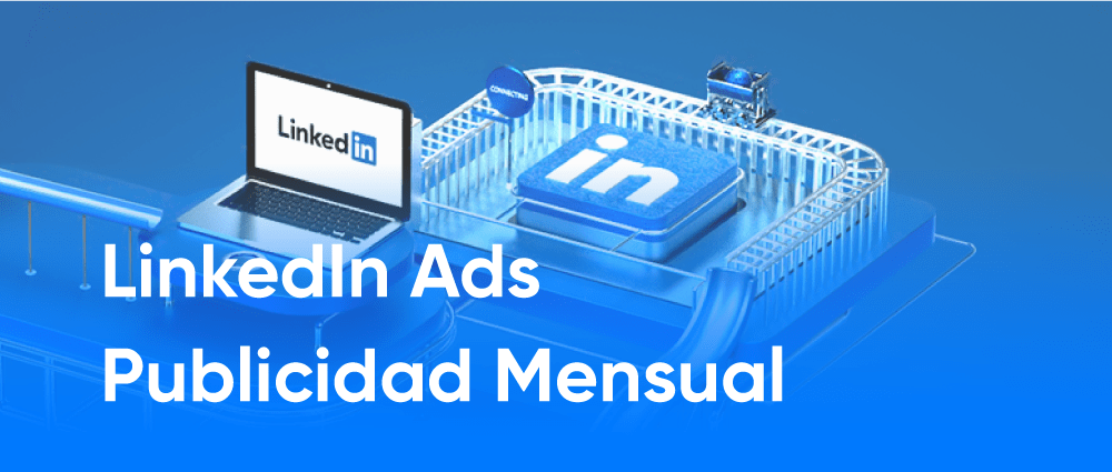 LinkedIn Ads Publicidad Mensual